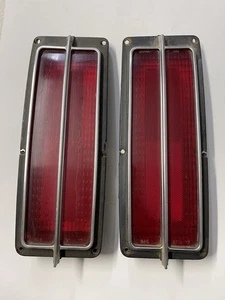 1973 OLDSMOBILE CUTLASS LEFT & RIGHT TAILLIGHT LENSE HOUSING - Picture 1 of 8