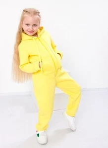 Girls’ Winter Romper – Thick Knit with Fleece & Hood, Warm & Comfortable, Win... - Picture 1 of 8