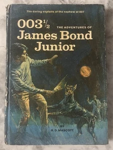 003½ James Bond Junior (1st Ed Hardcover, 1968) R.D. Mascott, Spy Adventure Vtg - Picture 1 of 24