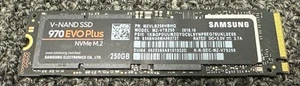 Samsung 970 EVO Plus 250GB SSD (MZ-V7S250) MZ-V7250HBHQ NVMe - Afbeelding 1 van 3
