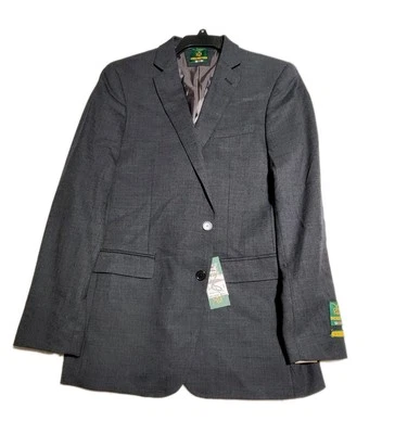 Men's 42L CRICKETEER Dallass Wool Blend Suit Sport Coat in Charcoal Grey - Image 1 of 4