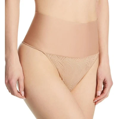 Tanga de renda Maidenform feminina DM0049 Tame Your Tummy bege 2XL - Imagem 1 de 4