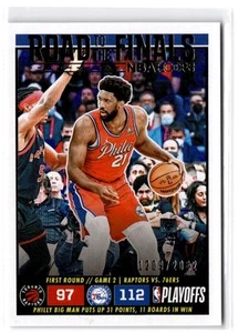 2022-23 Hoops Joel Embiid #9 Road to the Finals / NBA Championship #/2022 76ers - Picture 1 of 2