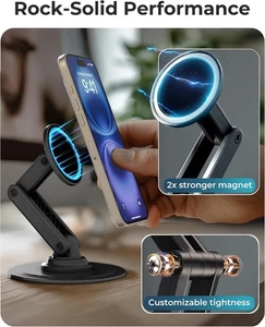 Soporte Magnético para Teléfono para Escritorio, Cooper Mag360 Soporte MagSafe Ajustable para iPhone - Imagen 1 de 8