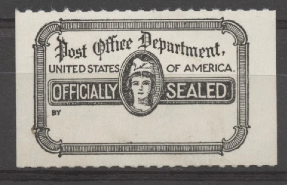 No: 135812 - USA - "OFFICIALLY SEALED" - AN OLD STAMP - MH!! - Image 1 of 1