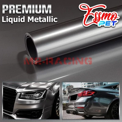 ESSMO PET Líquido Metálico Coche Auto Vehículo Vinilo Envoltura Calcomanía Pegatina Hoja Película Foto 1 de 4
