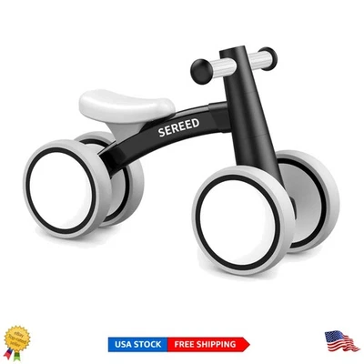 Regalo de primer cumpleaños: bicicleta de equilibrio duradera para bebé para 1 viejo - fácil de llevar Foto 1 de 4