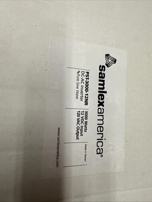 Inversor sinusoidal puro Samlex PST-3000-12 - azul Foto 1 de 4