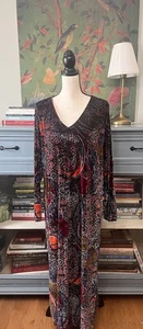 Attitudes by Renee Regular Knit Velvet Maxi Dress XL - Picture 1 of 10
