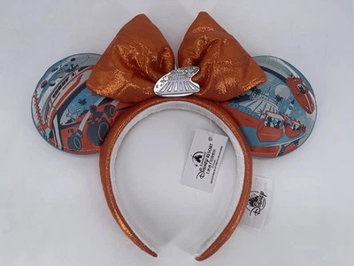 Diadema 2025 Minnie Mouse Ears Disney Magic Kingdom Tomorrowland Collection Foto 1 de 4