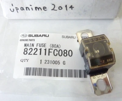 SUBARU 80A Main Fuse 82211FC080 Genuine* - Image 1 of 3