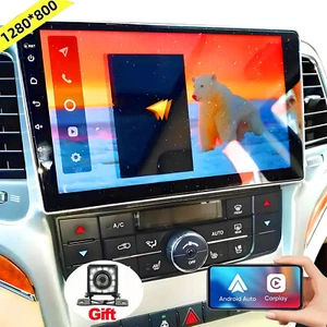 For 2011-2013 Jeep Grand Cherokee 32GB Android12 Apple Carplay Stereo Radio GPS - Picture 1 of 20