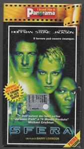 Vhs Videocassetta - Sfera - Dustin Hoffman e Sharon Stone film Azione avventura - Foto 1 di 1
