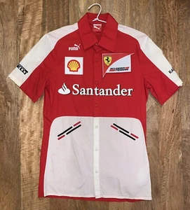 Scuderia Ferrari F1 Team Crew Pit Shirt Puma Mens Small Formula One - Picture 1 of 7