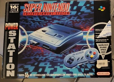 Console Super Nintendo SNES + 4 jogos + 2 controles - Embalagem original - Imagem 1 de 3