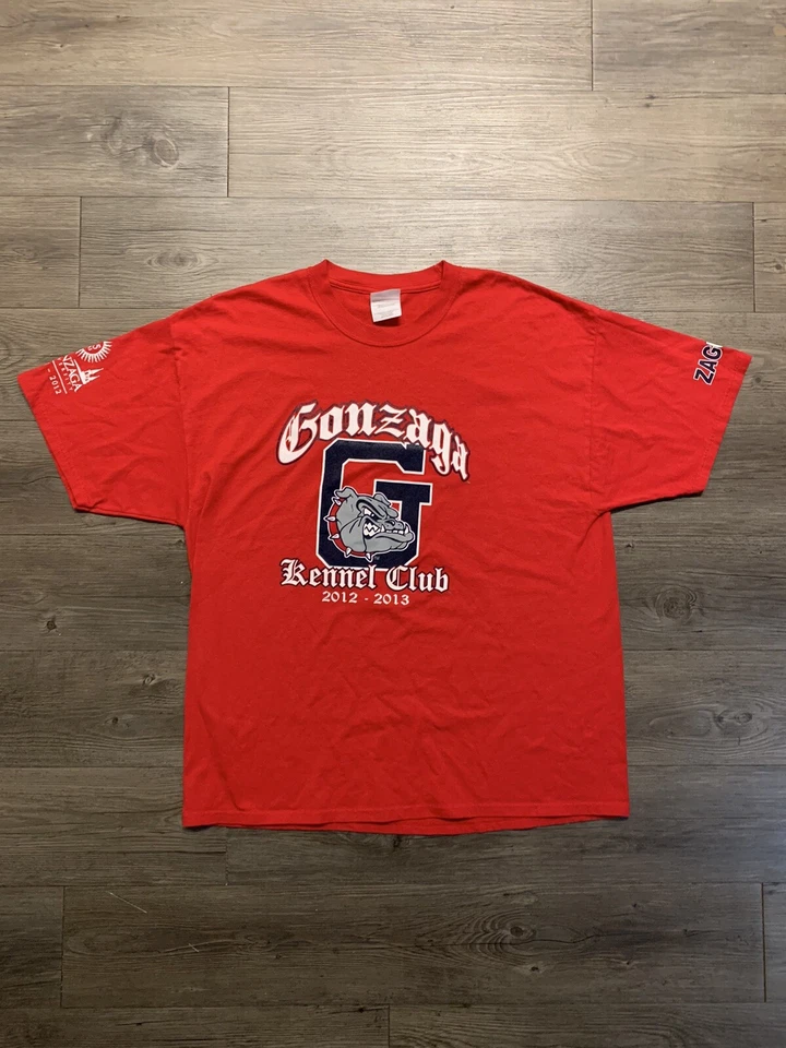 Vintage Gonzaga Bulldogs Kennel Club 2012 - 2013 Shirt Mens XL Official 6th Man - Image 1 of 4