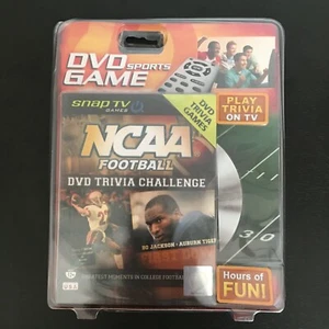 DVD de fútbol americano NCAA Trivia Challenge Snap TV juegos fútbol americano universitario sellado familia - Imagen 1 de 3