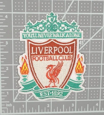Liverpool English Premiere League Team Logo Embroidered 3in Iron / Sew-On Patch - Image 1 of 2