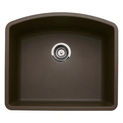 NUEVO EN CAJA BLANCO Single-Bowl Under-Mount FREGADERO DE COCINA 24"W x 21"D x 10" de profundidad Foto 1 de 4