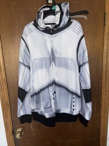 Star Wars Stormtrooper Sudadera con Cremallera Capucha Máscara Completa Nuevas Etiquetas XL - Imagen 1 de 5