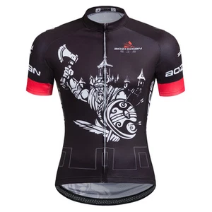 Fighter Mens Bike Bicycle Jersey Shirt Short Sleeve Biking Cycling T-shirt S-5XL - Picture 1 of 3