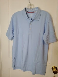 NWOT $18 French Toast Light Blue Pique Polo, Boys 18/20 ( XXL) Cotton Blend, S/S - Picture 1 of 4