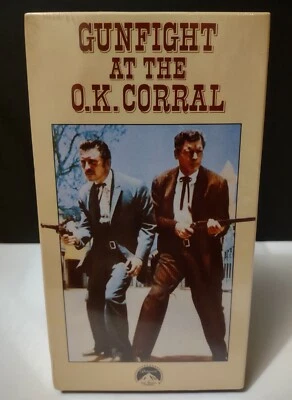 "Gunfight At The O.K. Corral" (1956) Sealed And New Western VHS 1989 Release Foto 1 de 4