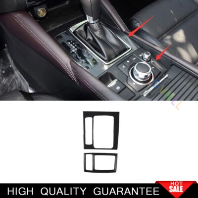 Cuadro de cambio de marchas consola central de fibra de carbono para Mazda 6 Atenza 2017-2019 Foto 1 de 4