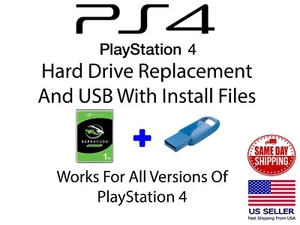 Sony PlayStation 4 Replacement Internal 1TB 2.5" Hard Drive with USB Update - Picture 1 of 2