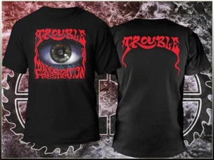 TROUBLE - Manic Frustration TS NEW, Doom Metal, BLACK SABBATH, CATHEDRAL - Picture 1 of 6