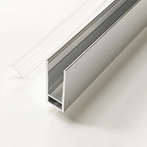 200cm Wandanschlussprofil U-Profil für 10mm Glas Dusche Duschwand Duachkabine - Bild 1 von 3