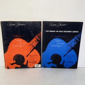 Vintage 1960s Aaron Shearer Classic Guitar Technique Vol 1 & Supplement 1 Books - Picture 1 of 16