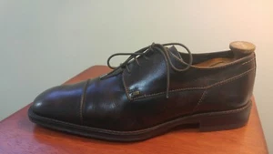 Johnston Murphy 10,5 M braune elegante Leder-Oxfords Kappe Zehe Schuhe 20-6300  - Bild 1 von 10