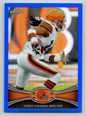 2012 Topps Chrome Blue Refractors #66 Josh Cribbs /199 (ref 200235) - Image 1 of 2