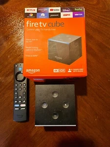 Amazon Fire TV Cube 3nd Gen 4K UHD  Includes A Quick Color Manul Guide - Picture 1 of 3