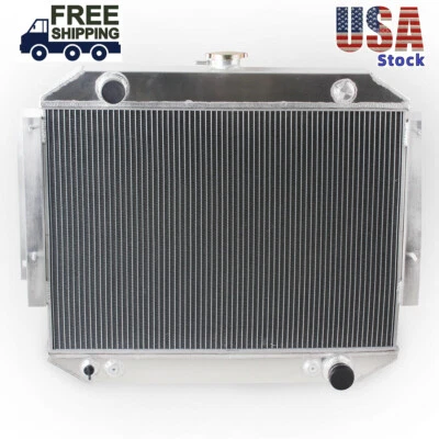 3Row Radiator For 1971-1979 Dodge D/B/W 100 200 300 150 Ramcharger Pickup Van V8 Foto 1 de 4