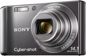 Cámara digital Sony Cyber-shot DSC-W370 14,1 MP CCD vintage - gris - Imagen 1 de 6