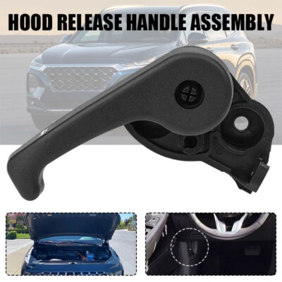 Manija y base de liberación de pestillo de capó para Hyundai Elantra Coupe/Tucson/Santa Fe Sport Foto 1 de 4