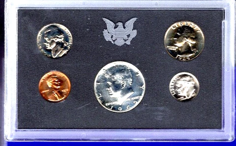 United States PROOF SET - 1969 San Francisco mint Cover