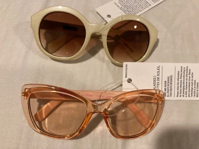 0 2 años. 12 18 24 M Janie and Jack SET 2 gafas de sol rosa amarillo UVA recién nacido Foto 1 de 2