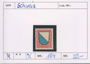 Schweiz  **  sauber auf Steckkarte aus gepflegtem Sammlerbestand ........ansehen - Bild 1 von 2