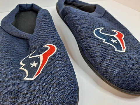 Houston Texans Mens Slippers Slides house shoes NFL Non-Slip XLARGE (13-14) Cover