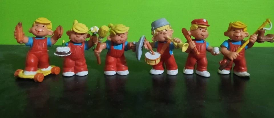 LOTTO DI 6 PVC  DEL CARTONE " DENNIS LA MINACCIA " - Immagine 1 di 1