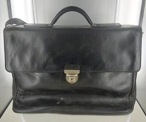 Vintage Barneys New Yok Italian Made Briefcase/Messenger Bag - Picture 1 of 7