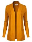 MixMatchy Open Front Long Sleeve Classic Knit Cardigan
