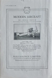 Avión moderno Fairey Firefly 11M biplano-rollos motor Royce F XII 1930 anuncio - Imagen 1 de 1