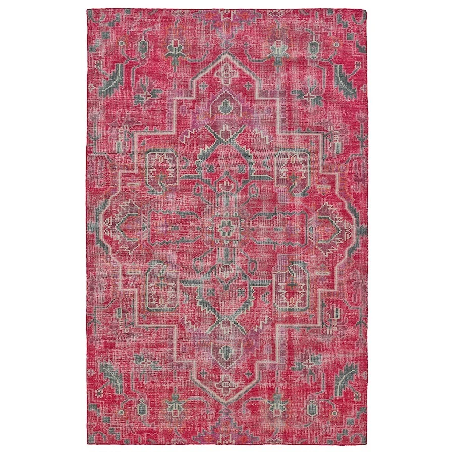 Kaleen Rugs RLC01 Relic Area Rug, Pink, 2'x3' - RLC01-92-23 - Image 1 of 1