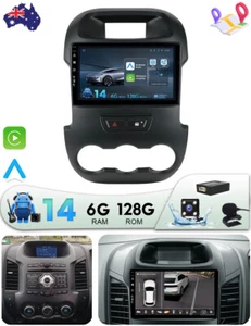 128G Android 14 Carplay Car Stereo Radio GPS Head Unit For Ford Ranger 2011-2016 - Picture 1 of 24