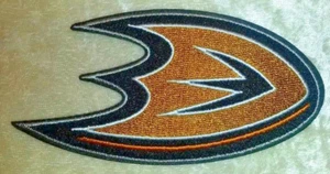 Anaheim Ducks 4.25" Iron On Embroidered Patch ~Free Tracking! - Picture 1 of 1