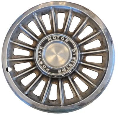 Pontiac Tempest 1965-1966 cubierta de rueda tapacubos tapacubos vintage OEM utilizable Foto 1 de 3